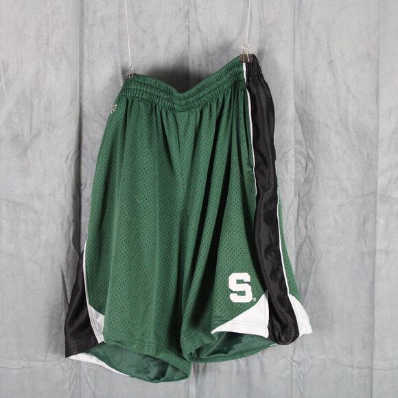 Michigan State Spartans Shorts (VTG) - Basketball Short by Colosseum - Men's 2XL - Picture 4 of 6